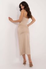 Sukienka Model DHJ-SK-17561.93P Beige - Italy Moda -3