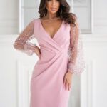 Sukienka Model 324-20 Dirty Pink - Bicotone -1