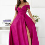 Sukienka Model Walentina Lux 001117. Amarant - With You -1