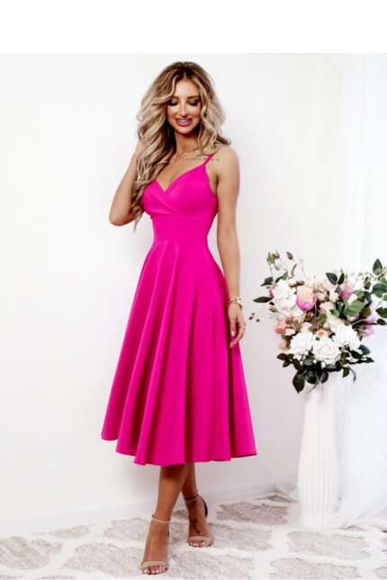 Sukienka Model Tifani 7/8 001140. Amarant - With You -1