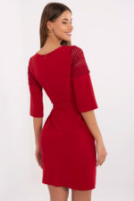 Sukienka Model LK-SK-509980.09 Bordo - Lakerta -3