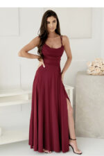 Sukienka Model Valeria 001170. Bordo - With You -1