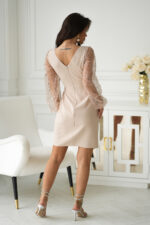 Sukienka Model 324-22 Beige - Bicotone -3