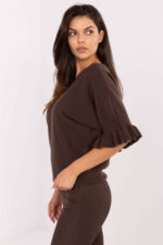 Sweter Damski Model IT-SW-99244.65 Dark Brown - Italy Moda -2