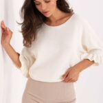 Sweter Damski Model IT-SW-99244.65 Ecru - Italy Moda -1