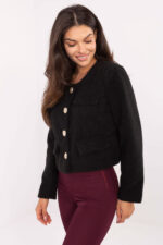 Żakiet Model IT-KR-FL9586.64 Black - Rue Paris -2