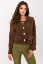 Żakiet Model IT-KR-FL9586.64 Brown - Rue Paris -1
