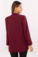 Marynarka Model IT-MA-18657.88 Bordo - Rue Paris -3