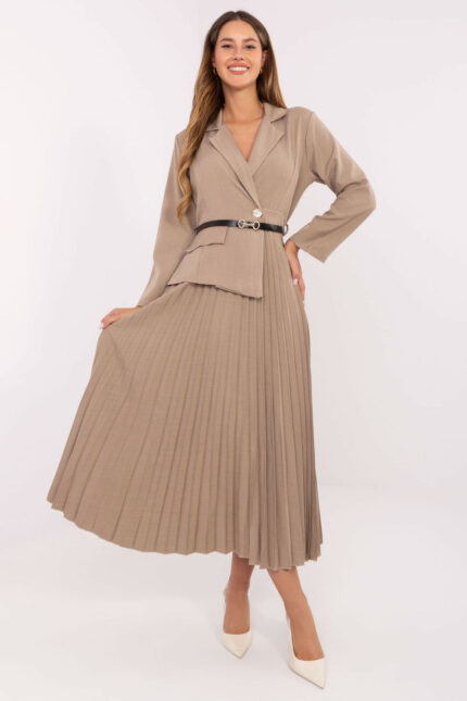 Sukienka Model IT-SK-21599.80 Beige - Italy Moda -1