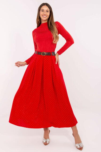Spódnica Model DHJ-SD-19720-1.32 Red - Italy Moda -1