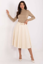 Spódnica Model DHJ-SD-A1997.76 Light Beige - Italy Moda -1