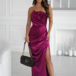 Sukienka Model 335-10 Bordo - Bicotone -1