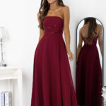 Sukienka Model Rossana 0011460. Bordo - With You -1