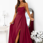 Sukienka Model Wenus 001610. Bordo - With You -1