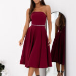 Sukienka Model Aurelia 011270. Bordo - With You -1