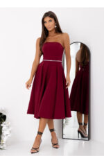 Sukienka Model Aurelia 011270. Bordo - With You -1