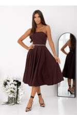 Sukienka Model Aurelia 011270. Czekolada - With You -1