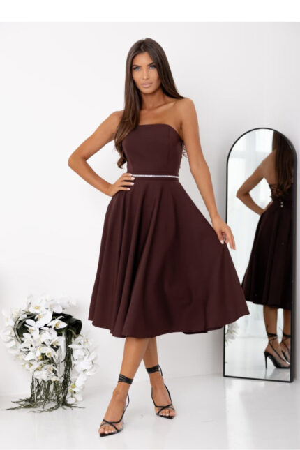 Sukienka Model Aurelia 011270. Czekolada - With You -1