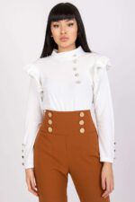 Bluzka Model DHJ-BZ-6533A.44P White - Italy Moda -1