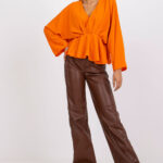 Bluzka Model DHJ-BZ-11979.67 Orange - Italy Moda -1