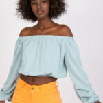 Bluzka Model DHJ-BZ-6816.57 Mint - Italy Moda -1