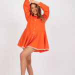 Sukienka Model DHJ-SK-6801.63P Orange - Italy Moda -1