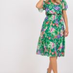 Sukienka Model DHJ-SK-13162.92 Green - Italy Moda -1
