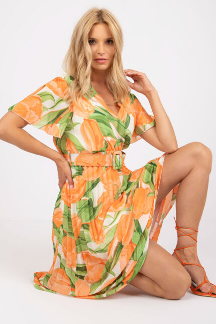 Sukienka Model DHJ-SK-11331-2.32 Orange - Italy Moda -2