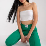 Spodnie Damskie Model DHJ-SP-15832.64 Green - Italy Moda -1