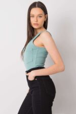 Koszulka Top Model DHJ-TP-13287.36P Mint - Italy Moda -2