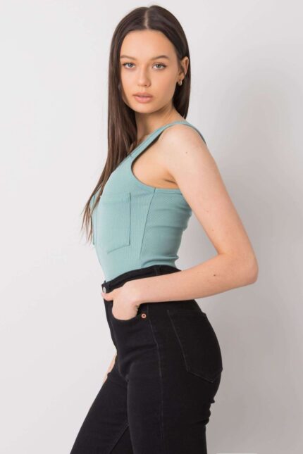 Koszulka Top Model DHJ-TP-13287.36P Mint - Italy Moda -2