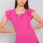 Bluzka Model DHJ-BZ-13301.34P Pink - Italy Moda -1