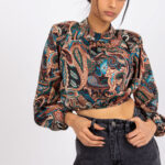 Bluzka Model DHJ-BZ-15170.39 Black/Beige - Italy Moda -1