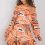 Sukienka Model DHJ-SK-15015-1.48P Orange - Italy Moda -1