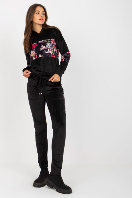 Spodnie Komplet Model RV-KMPL-8234.35X Black - Rue Paris -1