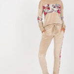 Spodnie Komplet Model RV-KMPL-8234.35X Beige - Rue Paris -1