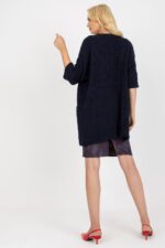 Sweter Kardigan Model LO-SW-LK-3002.98P Navy - Rue Paris -3