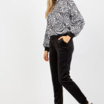 Spodnie Komplet Model WN-KMPL-2410.01P White/Black - Rue Paris -1