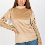 Bluzka Model RP-BZ-8181.61P Beige - Rue Paris -1