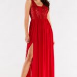 Sukienka Model A486 Red - awama -1