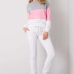 Spodnie Komplet Model RV-KMPL-5971.05 Grey/Pink - Rue Paris -1