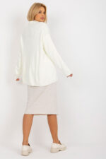 Sweter Damski Model LC-SW-2261.00P Ecru - Rue Paris -3