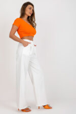 Spodnie Damskie Model DHJ-SP-15679-1.29X Ecru - Italy Moda -4