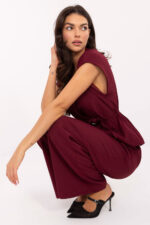 Spodnie Komplet Model IT-KMPL-21029.78 Bordo - Italy Moda -1