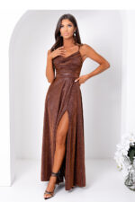 Sukienka Model Valeria Lux 001171. Czekolada - With You -1