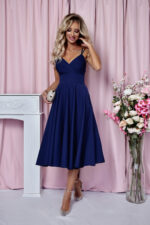 Sukienka Model Tifani 001140. 7/8 Navy - With You -1