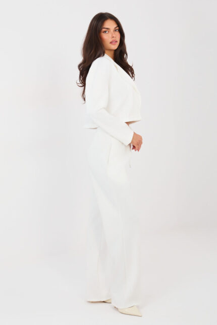 Spodnie Komplet Model IT-KMPL-22202.89 Ecru - Rue Paris -2