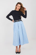Spódnica Model IT-SD-18760.69 Light Blue - Rue Paris -1