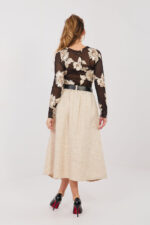 Spódnica Model IT-SD-18760.69 Beige - Rue Paris -3