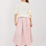 Spódnica Model IT-SD-18760.69 Light Pink - Rue Paris -1